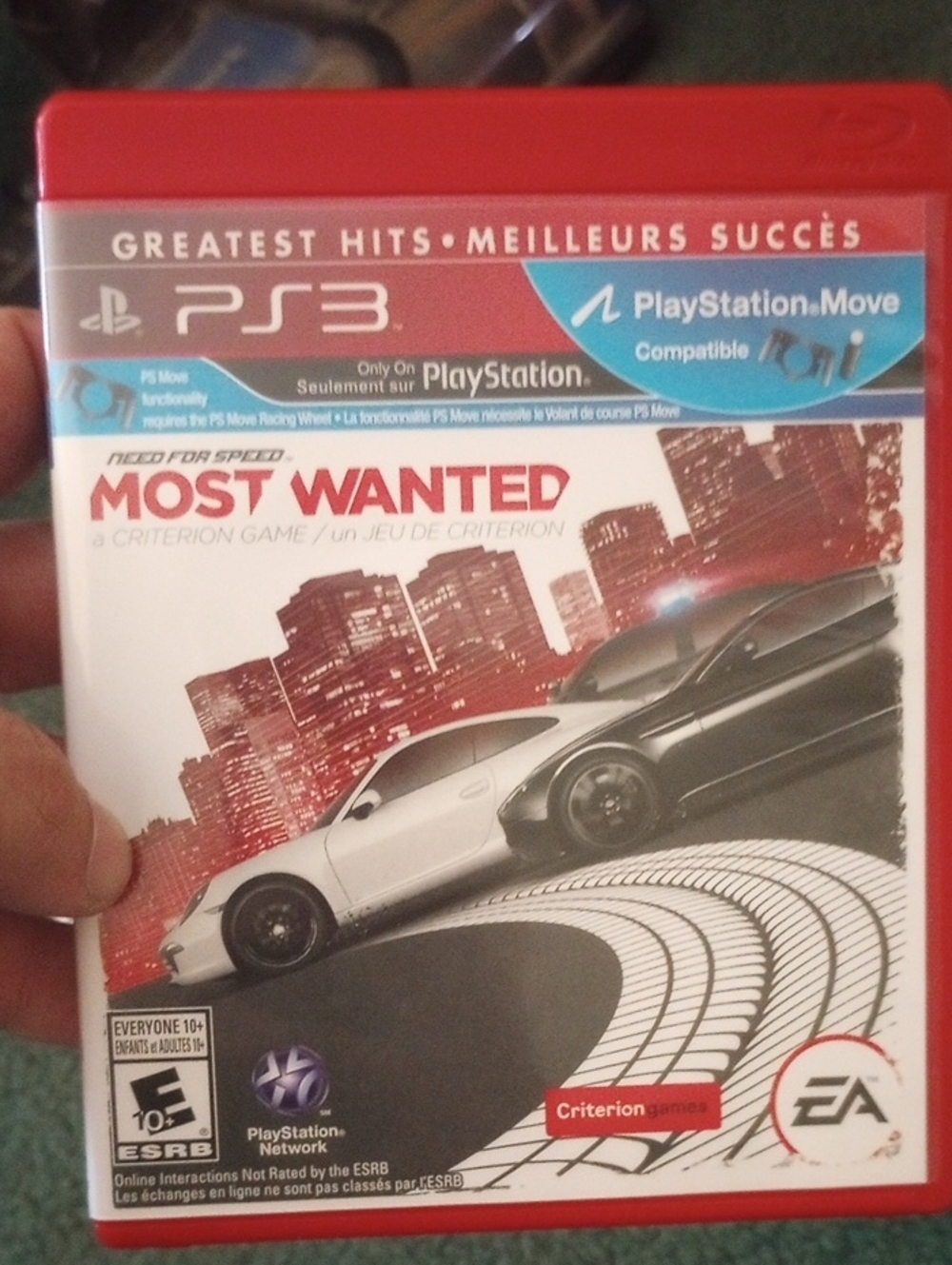 EA Need for Speed: Most Wanted (PS3) - Red Case